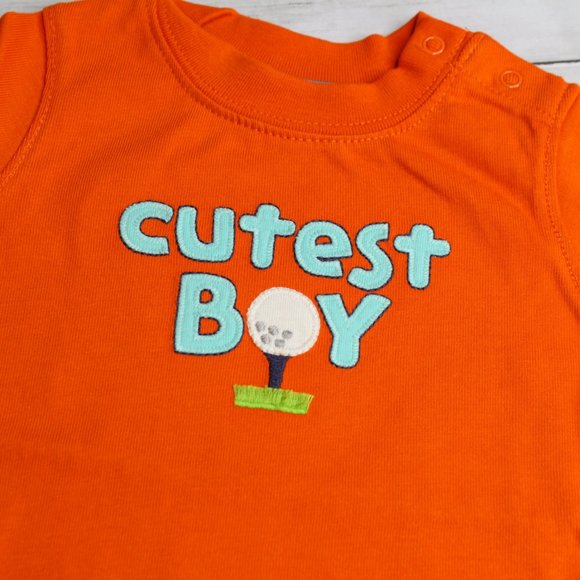 Gymboree Baby Boy Tee Shirt Shorts Fedora Sun Hat - Picture 2 of 5